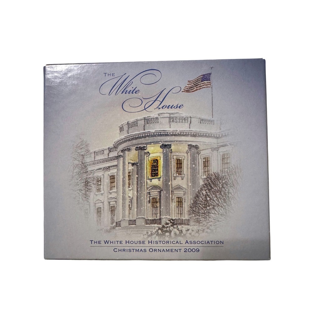 White House Historical Association 2009 Christmas Ornament Grover Cleveland NEW